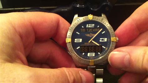 breitling aerospace snap back battery